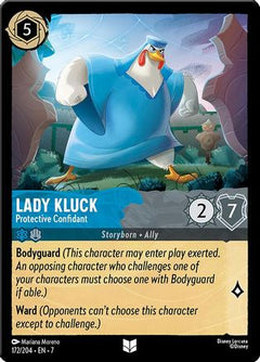 Lady Kluck - Protective Confidant (172/204) [Archazias Island] Cold Foil - Deck Out Gaming