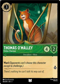 Thomas O'Malley - Feline Charmer (88/204) [Archazias Island] - Deck Out Gaming