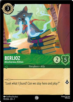 Berlioz - Mischievous Kitten (99/204) [Archazias Island] Cold Foil - Deck Out Gaming