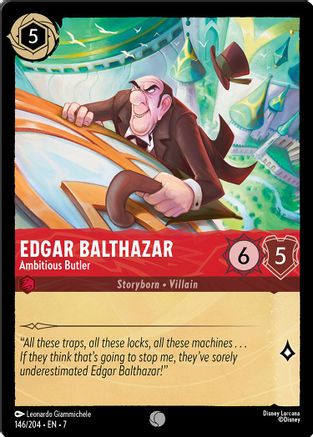 Edgar Balthazar - Ambitious Butler (146/204) [Archazias Island] - Deck Out Gaming