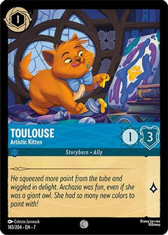 Toulouse - Artistic Kitten (165/204) [Archazias Island] Cold Foil - Deck Out Gaming