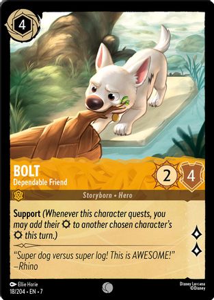Bolt - Dependable Friend (18/204) [Archazias Island] Cold Foil - Deck Out Gaming