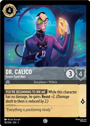 Dr. Calico - Green-Eyed Man (181/204) [Archazias Island] - Deck Out Gaming