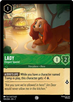 Lady - Elegant Spaniel (100/204) [Archazias Island] - Deck Out Gaming