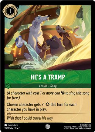 He's a Tramp (117/204) [Archazias Island] Cold Foil - Deck Out Gaming