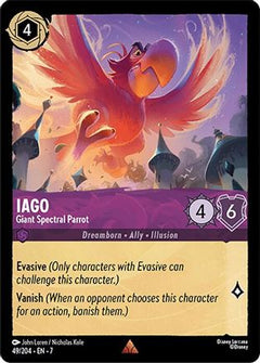 Iago - Giant Spectral Parrot (49/204) [Archazias Island] Cold Foil - Deck Out Gaming