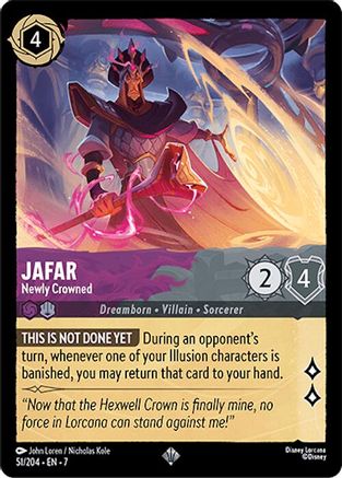 Jafar - Newly Crowned (51/204) [Archazias Island] - Deck Out Gaming