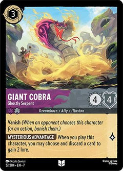 Giant Cobra - Ghostly Serpent (57/204) [Archazias Island] - Deck Out Gaming