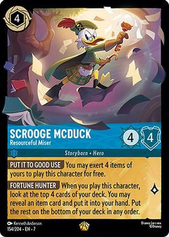 Scrooge McDuck - Resourceful Miser (154/204) [Archazias Island] - Deck Out Gaming