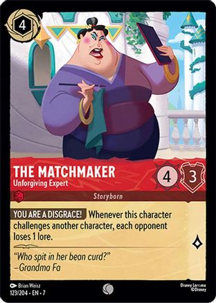 The Matchmaker - Unforgiving Expert (123/204) [Archazias Island] Cold Foil - Deck Out Gaming