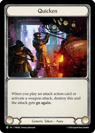 Quicken - FAB282 (FAB282) [Flesh and Blood: Promo Cards] Cold Foil - Deck Out Gaming