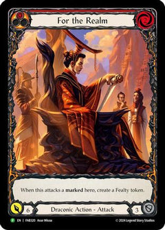 For the Realm - FAB320 (FAB320) [Flesh and Blood: Promo Cards] Rainbow Foil - Deck Out Gaming