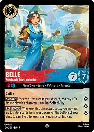 Belle - Mechanic Extraordinaire (126/204) [Archazias Island] Cold Foil - Deck Out Gaming