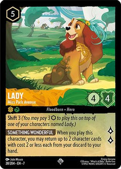 Lady - Miss Park Avenue (28/204) [Archazias Island] Cold Foil - Deck Out Gaming