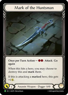 Mark of the Huntsman - LGS375 (LGS375) [Flesh and Blood: Promo Cards] Rainbow Foil - Deck Out Gaming