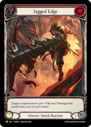 Jagged Edge - FAB311 (FAB311) [Flesh and Blood: Promo Cards] Cold Foil - Deck Out Gaming