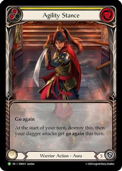 Agility Stance - FAB313 (FAB313) [Flesh and Blood: Promo Cards] Rainbow Foil - Deck Out Gaming
