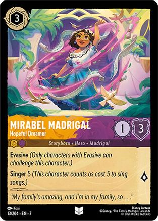 Mirabel Madrigal - Hopeful Dreamer (13/204) [Archazias Island] - Deck Out Gaming