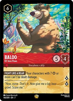 Baloo - Ol' Iron Paws (142/204) [Archazias Island] - Deck Out Gaming