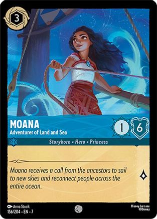 Moana - Adventurer of Land and Sea (156/204) [Archazias Island] - Deck Out Gaming
