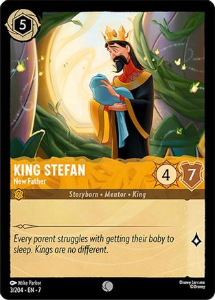 King Stefan - New Father (3/204) [Archazias Island] Cold Foil - Deck Out Gaming
