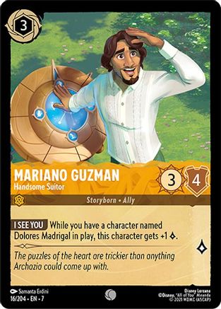 Mariano Guzman - Handsome Suitor (16/204) [Archazias Island] - Deck Out Gaming