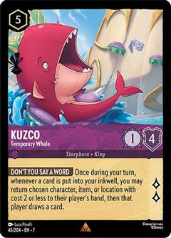 Kuzco - Temporary Whale (45/204) [Archazias Island] - Deck Out Gaming