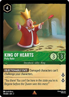 King of Hearts - Picky Ruler (111/204) [Archazias Island] - Deck Out Gaming