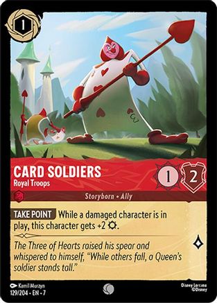 Card Soldiers - Royal Troops (129/204) [Archazias Island] Cold Foil - Deck Out Gaming