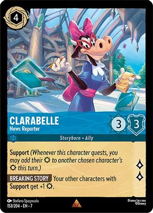Clarabelle - News Reporter (153/204) [Archazias Island] - Deck Out Gaming
