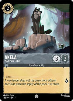Akela - Wolf Pack Elder (182/204) [Archazias Island] Cold Foil - Deck Out Gaming