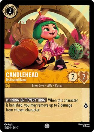 Candlehead - Dedicated Racer (17/204) [Archazias Island] Cold Foil - Deck Out Gaming