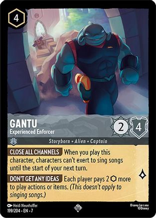 Gantu - Experienced Enforcer (199/204) [Archazias Island] Cold Foil - Deck Out Gaming