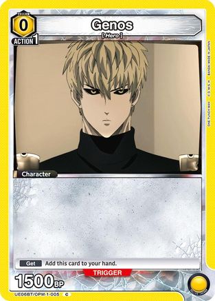 Genos (005) (UE06BT/OPM-1-005) [UE06BT: One Punch Man] - Deck Out Gaming
