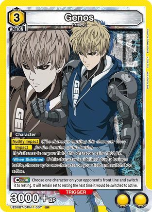 Genos (007) (UE06BT/OPM-1-007) [UE06BT: One Punch Man] Foil