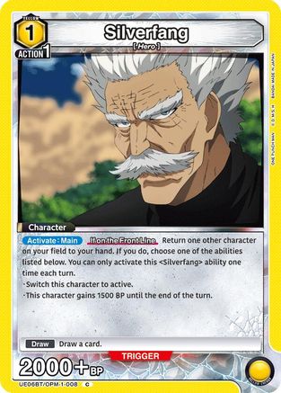 Silverfang (008) (UE06BT/OPM-1-008) [UE06BT: One Punch Man] - Deck Out Gaming