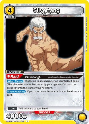 Silverfang (010) (UE06BT/OPM-1-010) [UE06BT: One Punch Man] Foil - Deck Out Gaming
