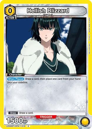 Hellish Blizzard (019) (UE06BT/OPM-1-019) [UE06BT: One Punch Man] - Deck Out Gaming