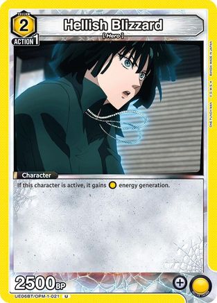 Hellish Blizzard (021) (UE06BT/OPM-1-021) [UE06BT: One Punch Man] - Deck Out Gaming