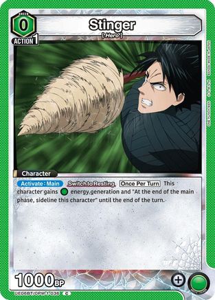 Stinger (UE06BT/OPM-1-036) [UE06BT: One Punch Man] - Deck Out Gaming