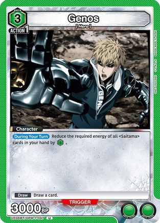 Genos (047) (UE06BT/OPM-1-047) [UE06BT: One Punch Man] - Deck Out Gaming