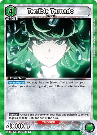Terrible Tornado (051) (UE06BT/OPM-1-051) [UE06BT: One Punch Man] Foil - Deck Out Gaming