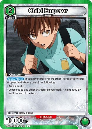 Child Emperor (UE06BT/OPM-1-055) [UE06BT: One Punch Man] - Deck Out Gaming