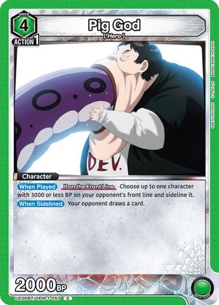 Pig God (UE06BT/OPM-1-057) [UE06BT: One Punch Man] - Deck Out Gaming
