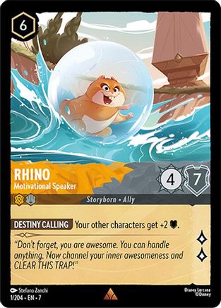 Rhino - Motivational Speaker (1/204) [Archazias Island] - Deck Out Gaming
