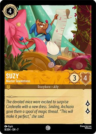 Suzy - Master Seamstress (8/204) [Archazias Island] Cold Foil - Deck Out Gaming