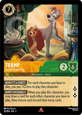 Tramp - Street-Smart Dog (10/204) [Archazias Island] Cold Foil - Deck Out Gaming