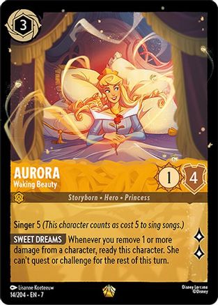 Aurora - Waking Beauty (14/204) [Archazias Island] Cold Foil - Deck Out Gaming