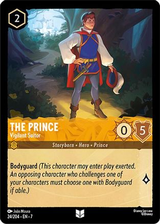 The Prince - Vigilant Suitor (24/204) [Archazias Island] Cold Foil - Deck Out Gaming