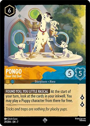 Pongo - Dear Old Dad (29/204) [Archazias Island] Cold Foil - Deck Out Gaming